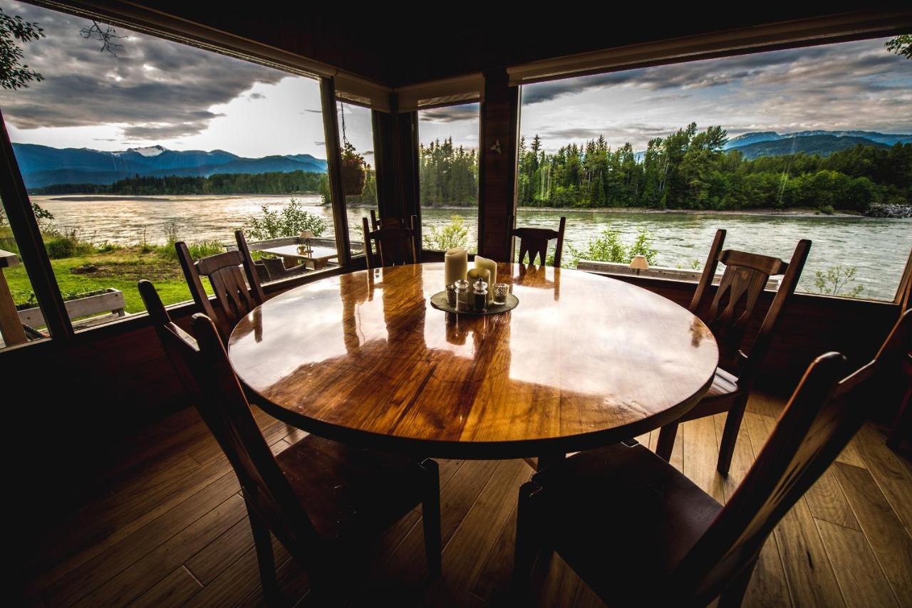 Skeena River House Bed & Breakfast Terrace Bagian luar foto